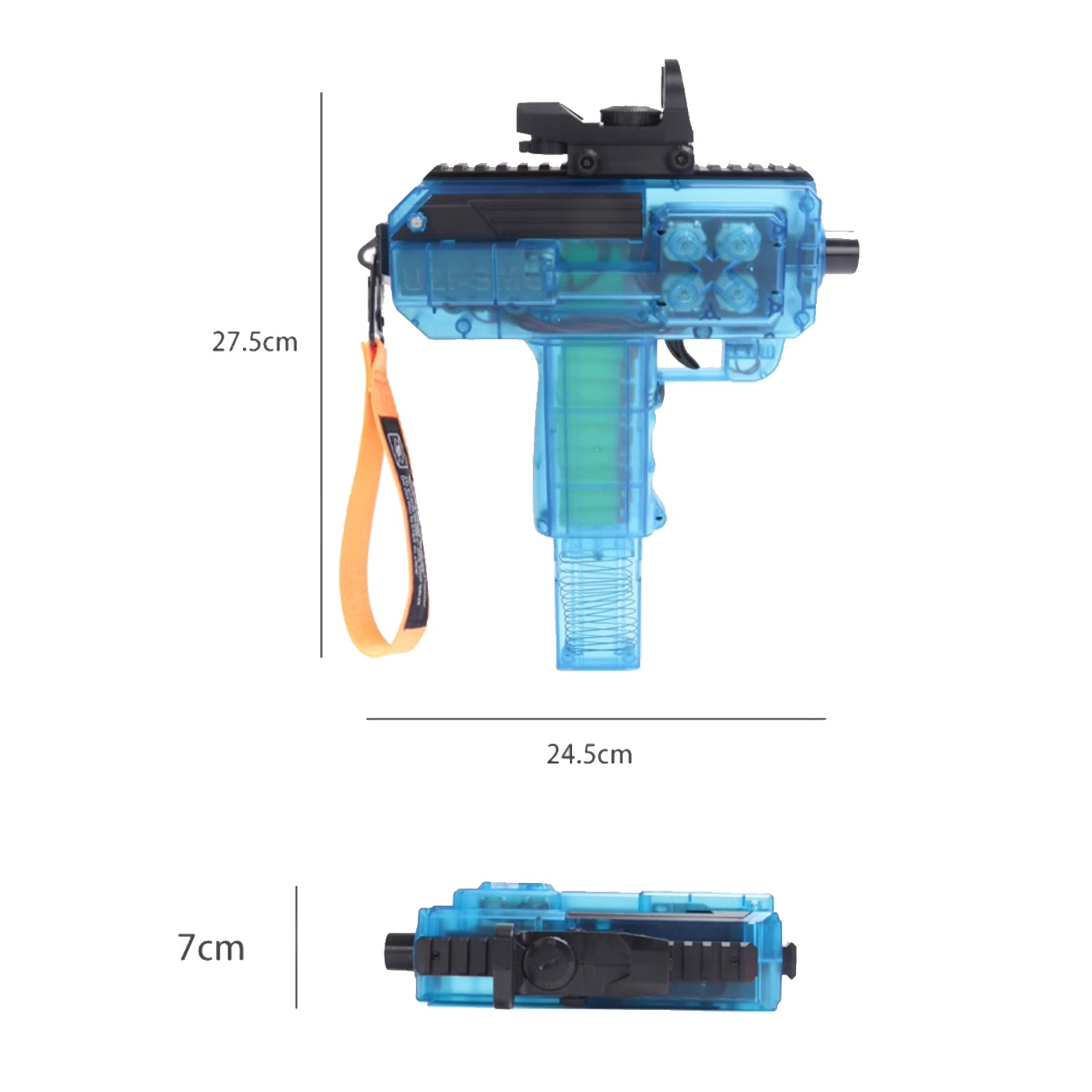 UZI Full Automatic Small Foam Submachine Blaster