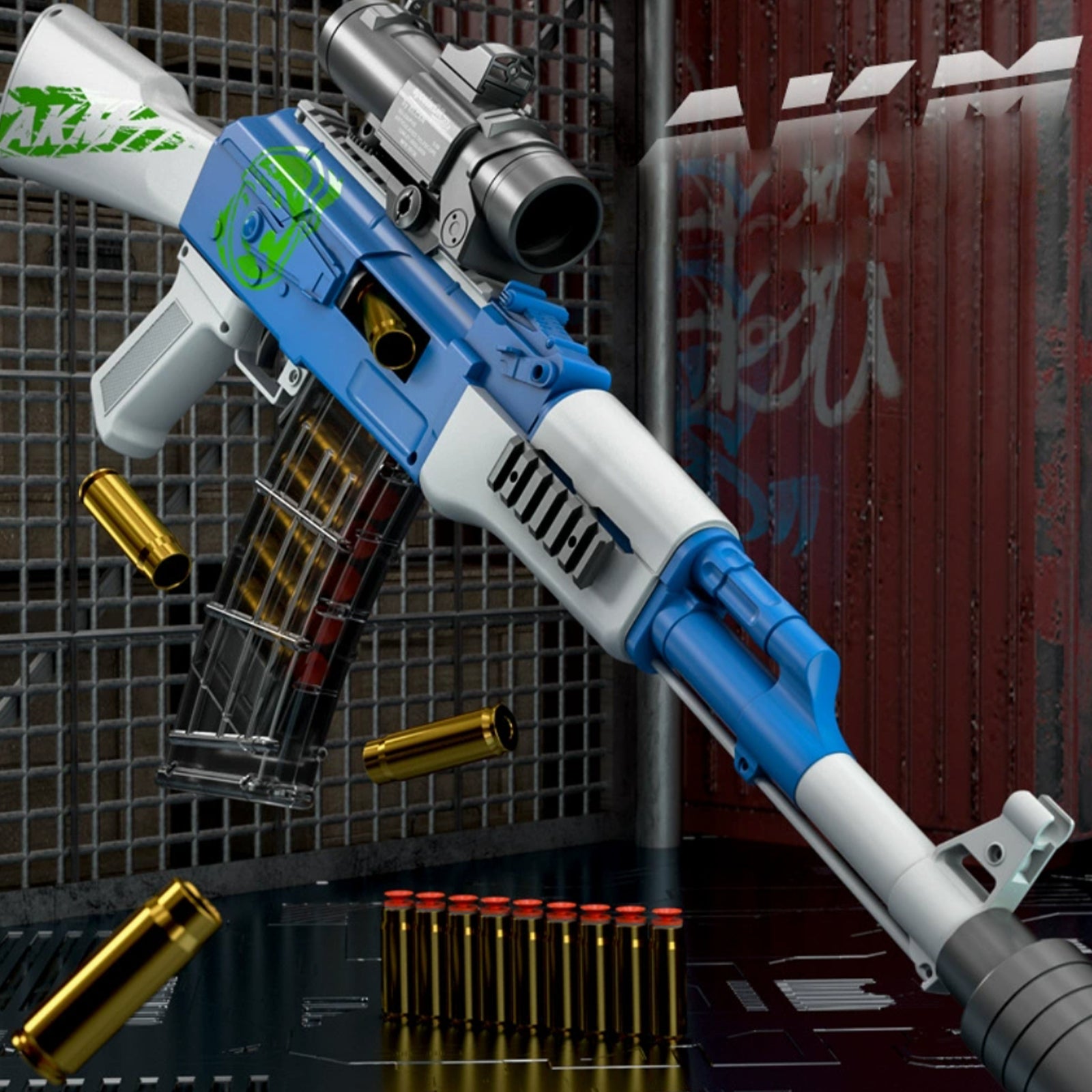 Manual Shell Ejecting Realistic Nerf Guns - AKM