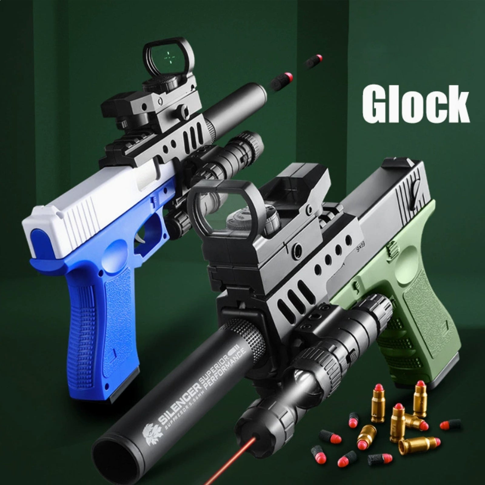 Nerf Realistic Manual Glock Pistol - G18