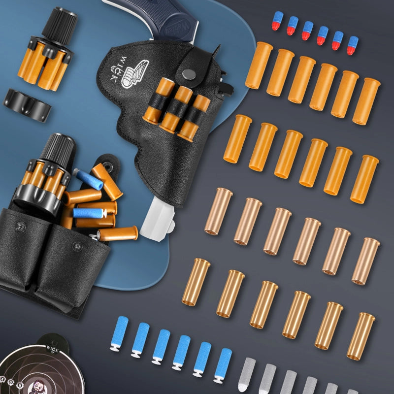 John Wick 4 Revolver Nerf Single Shot Pistol Set-MK4