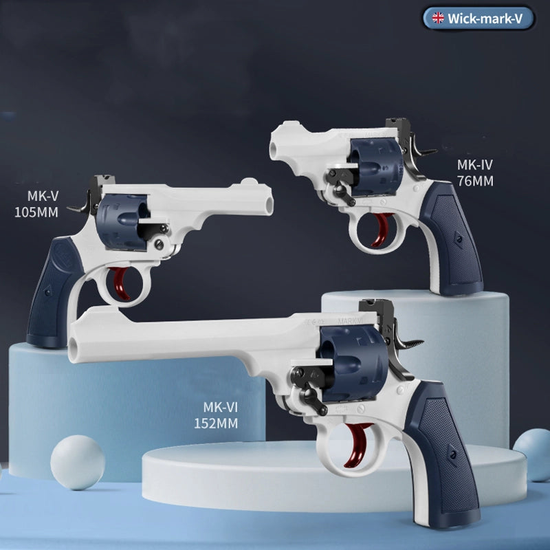 John Wick 4 Revolver Nerf Single Shot Pistol Set-MK4