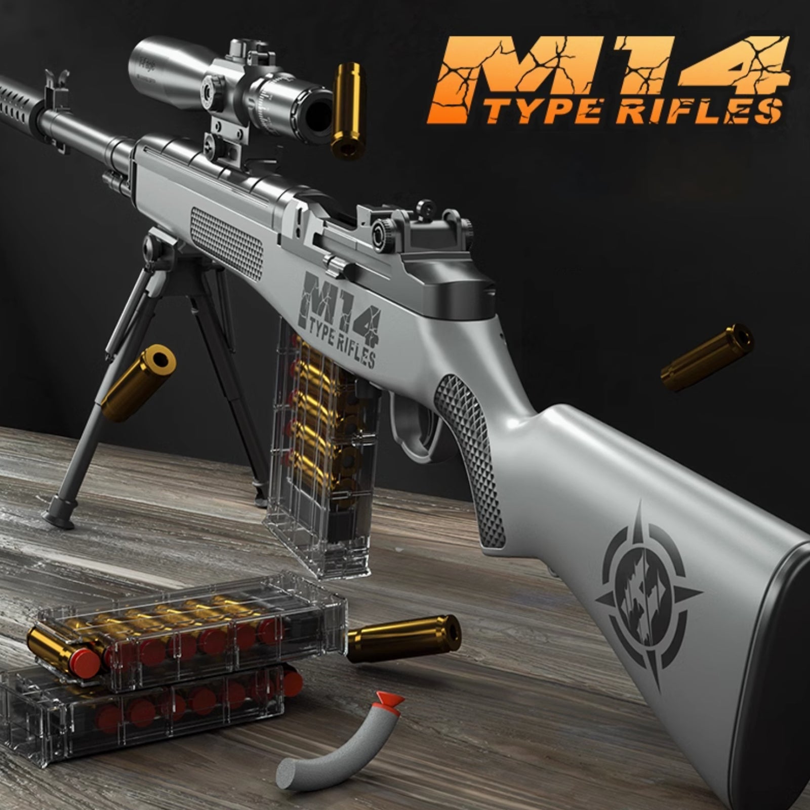 Sniper Rifle M14 Realistic Nerf Guns