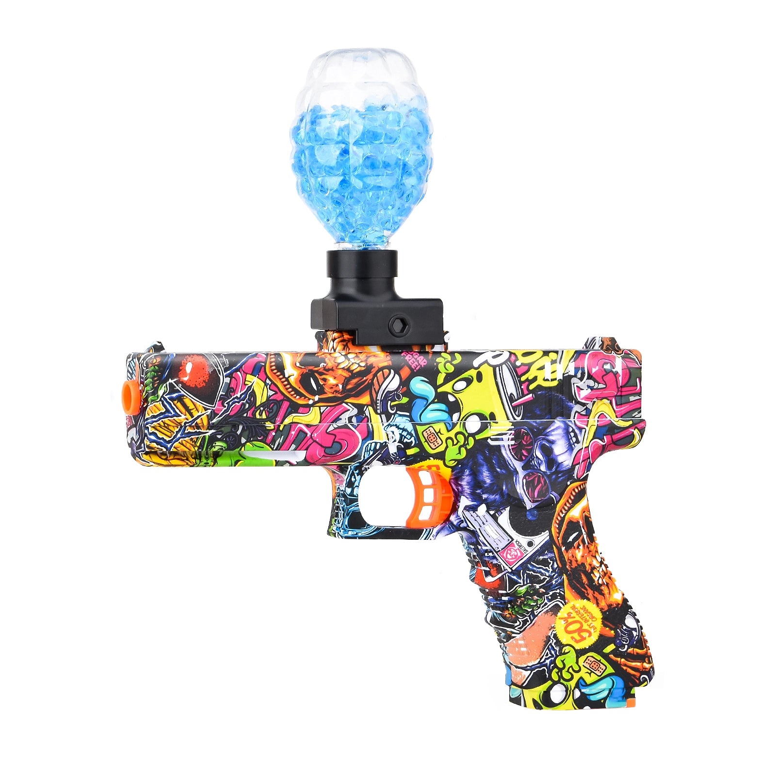 Semi Auto Gel Blaster Gun Glock With Flashlight
