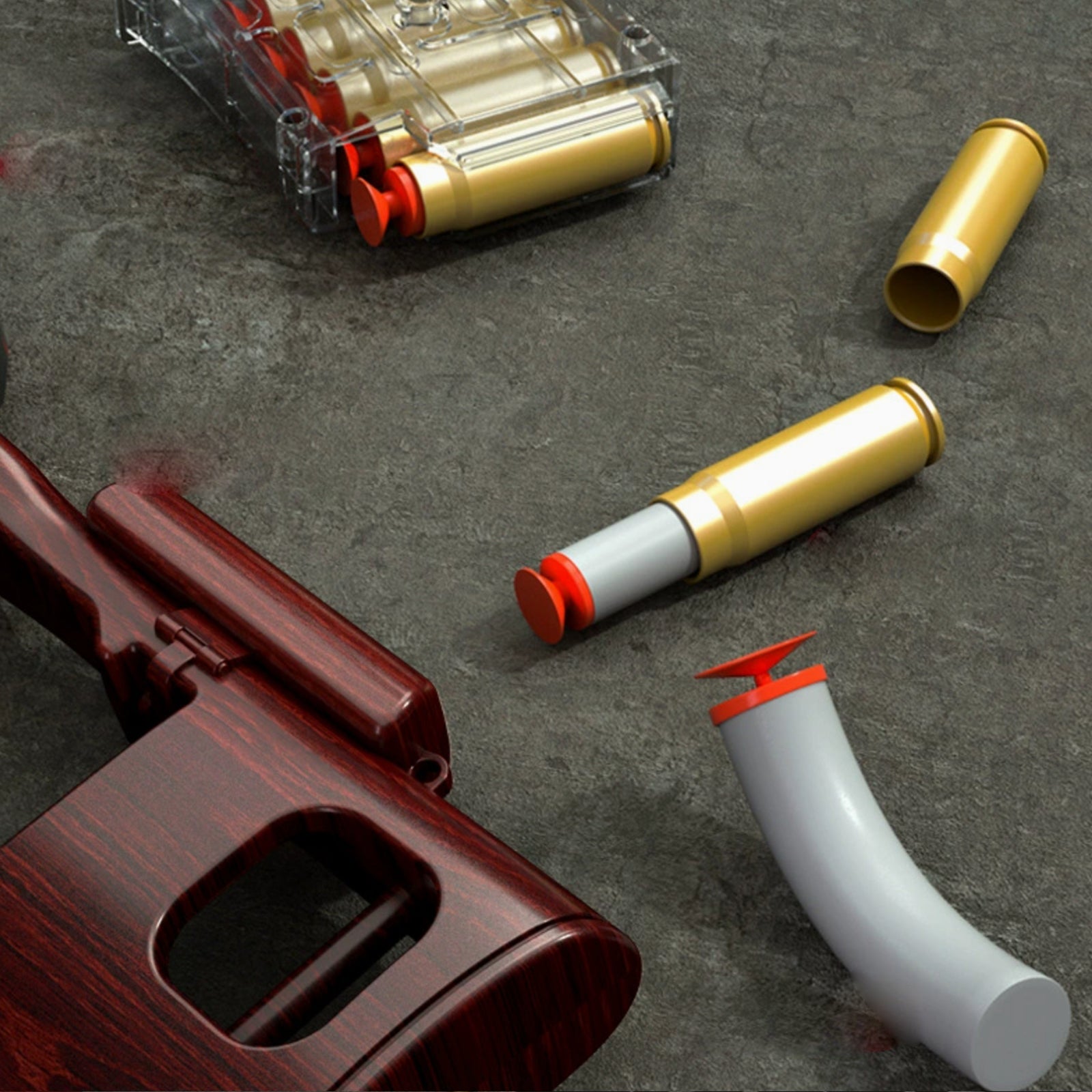 SVD Nerf Sniper Rifle With Scope