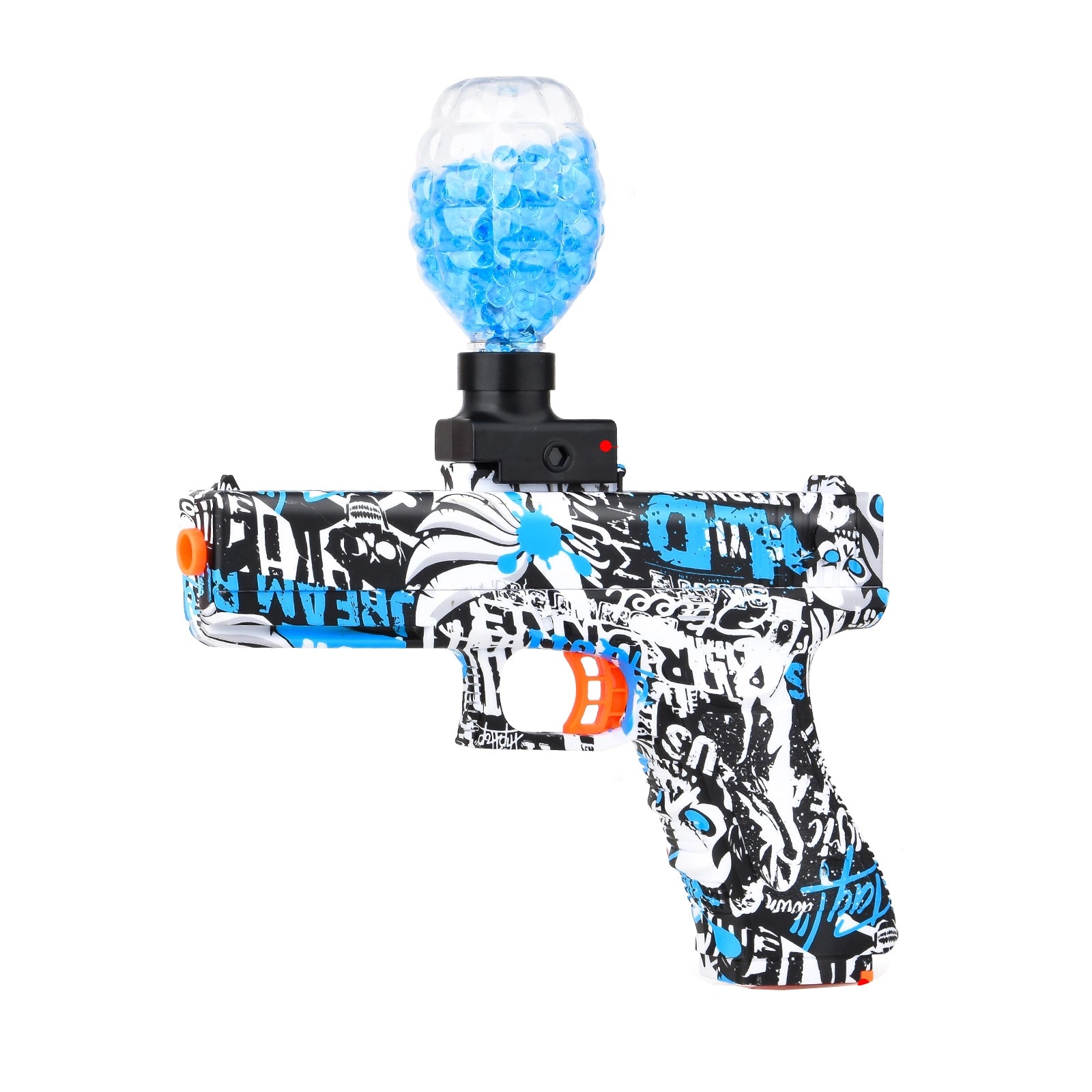 Semi Auto Gel Blaster Gun Glock With Flashlight
