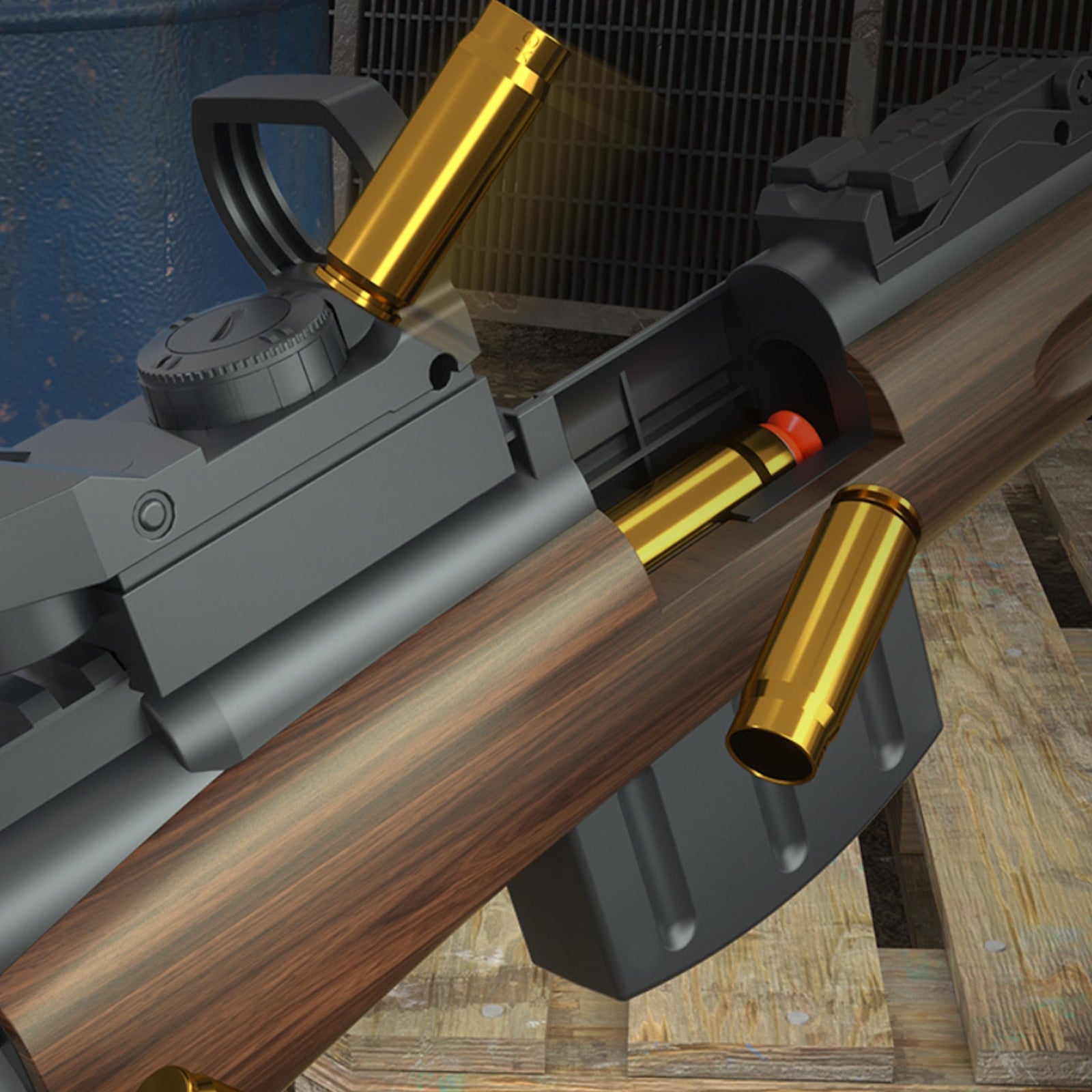 Realistic Shell K-31 Nerf Sniper Rifle