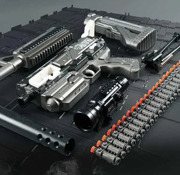 M416-M249 Hybrid Automatic Foam Dart Machine Gun for Adults