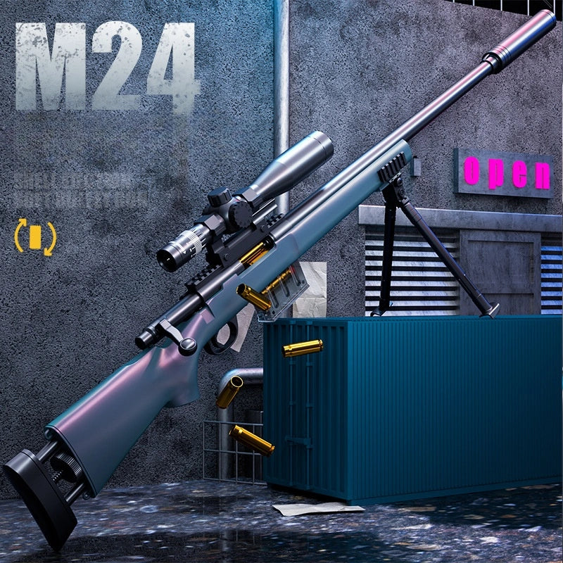 Nerf M24 Sniper Rifle With Scope & Tripod
