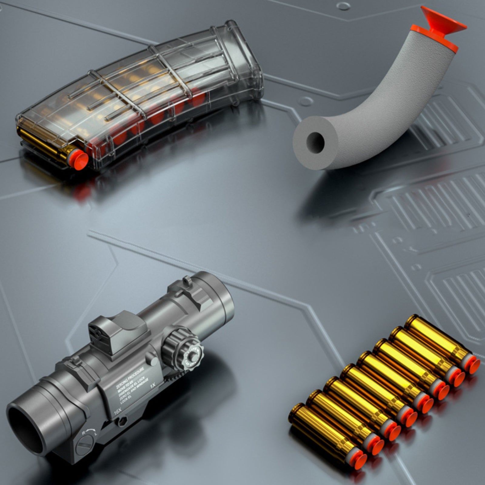 Manual Shell Ejecting Realistic Nerf Guns - AKM