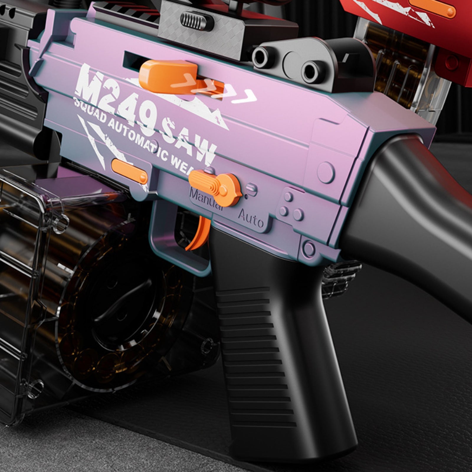 M249 Realistic Nerf Full Auto Machine Gun With Tripod