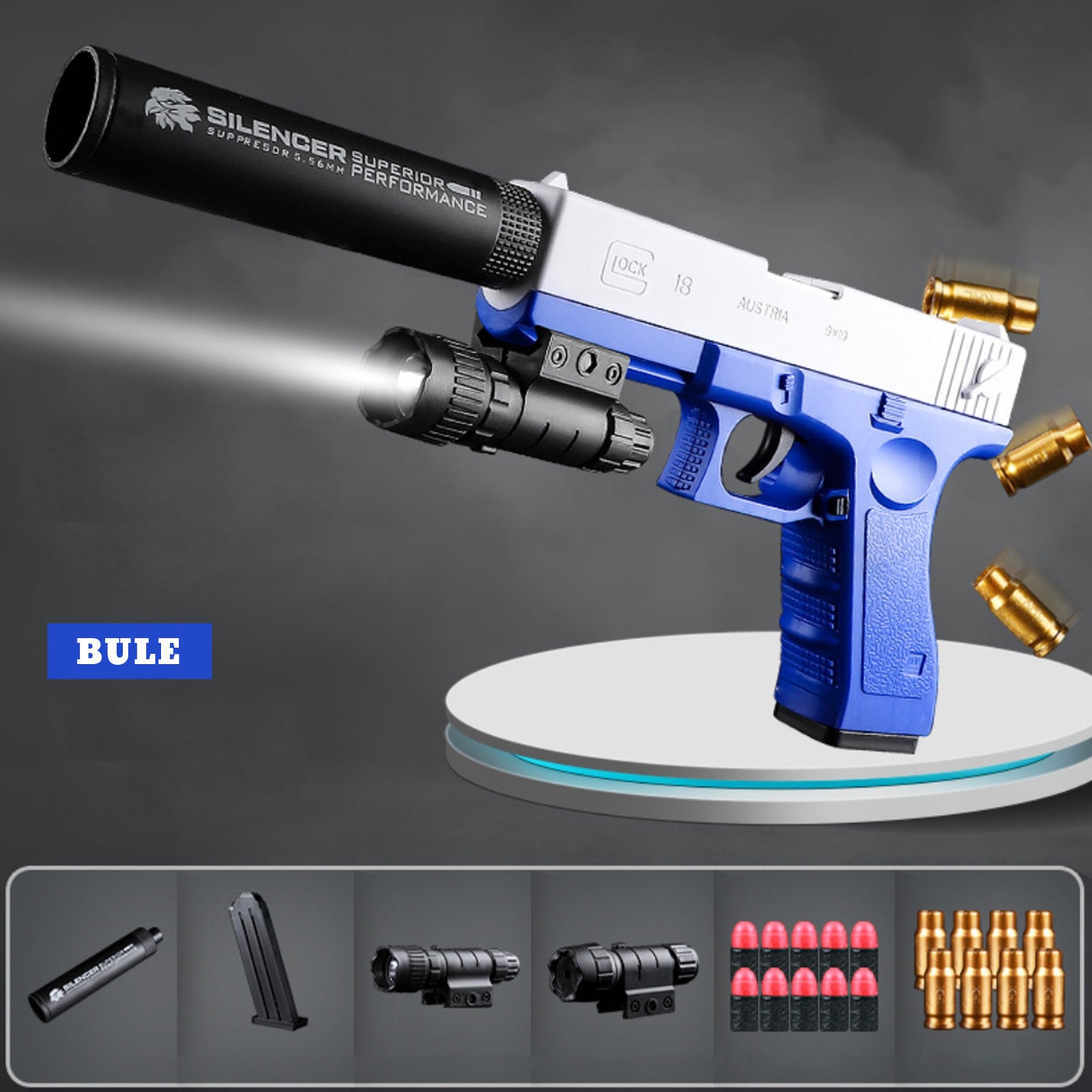 Nerf Realistic Manual Glock Pistol - G18