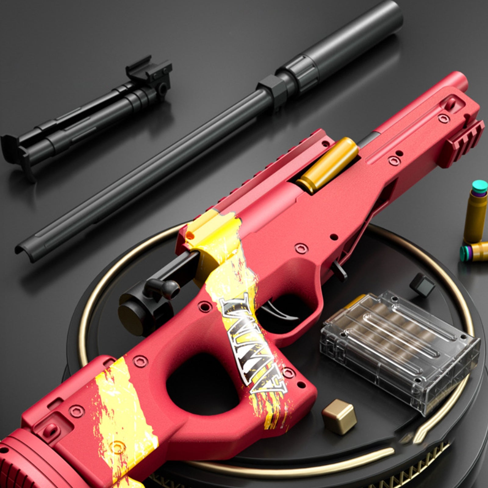 Shell Eject Nerf Sniper Rifle With Scope - AWM