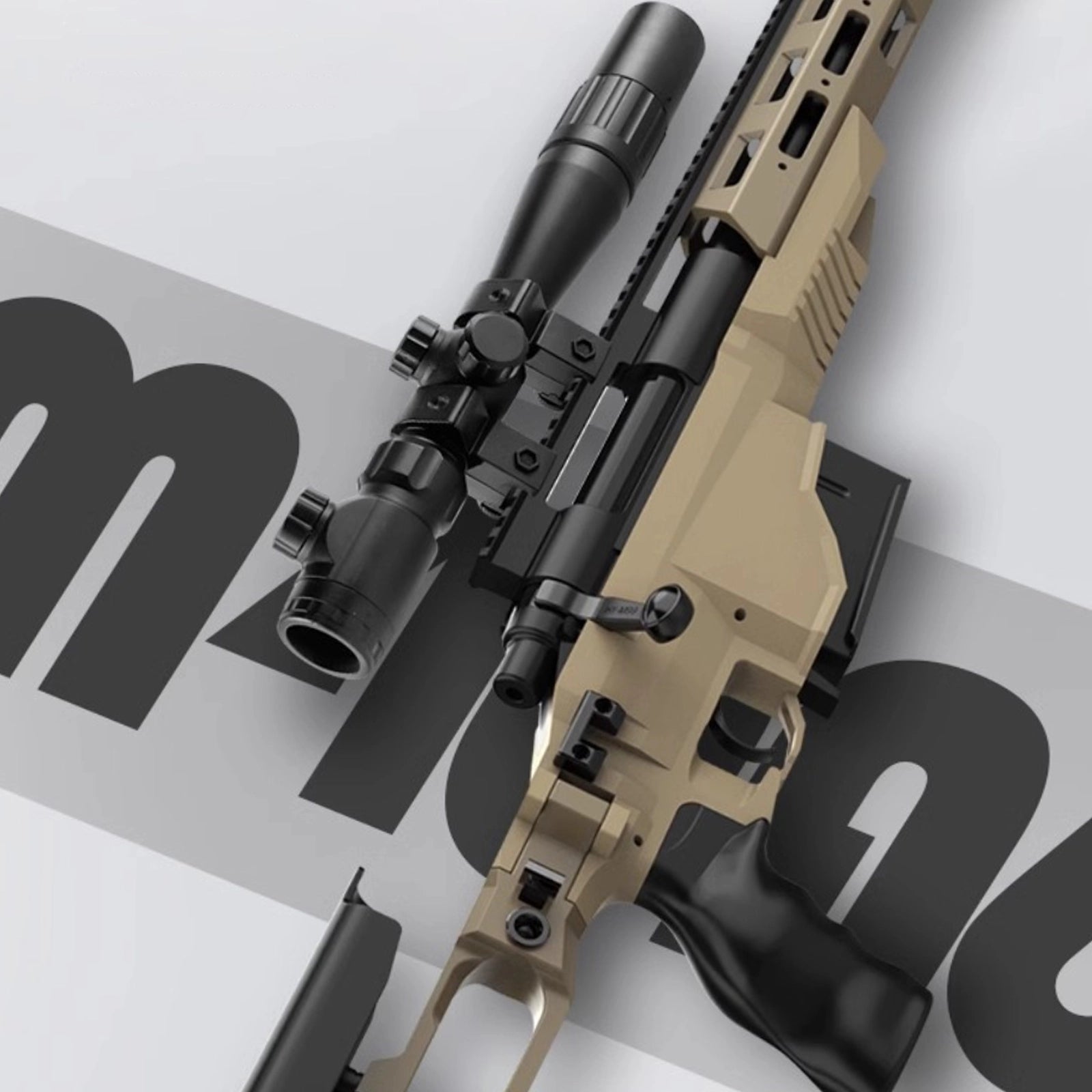 Sniper Rifle Shell Ejecting Blaster Toys With Scope - M40