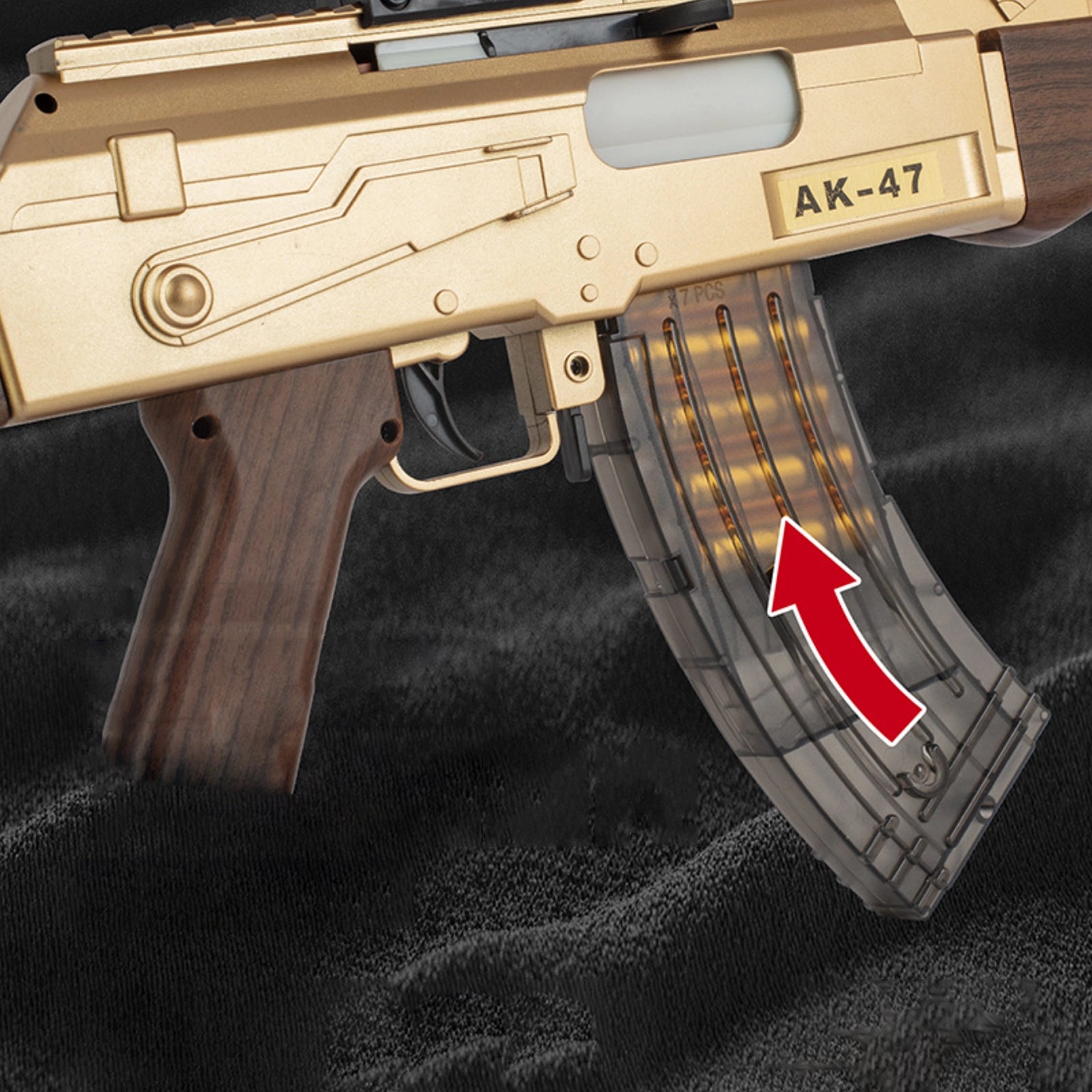 Electric Realistic Nerf Full Automatic Rifle Gun AK74