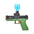 Semi Auto Gel Blaster Gun Glock With Flashlight