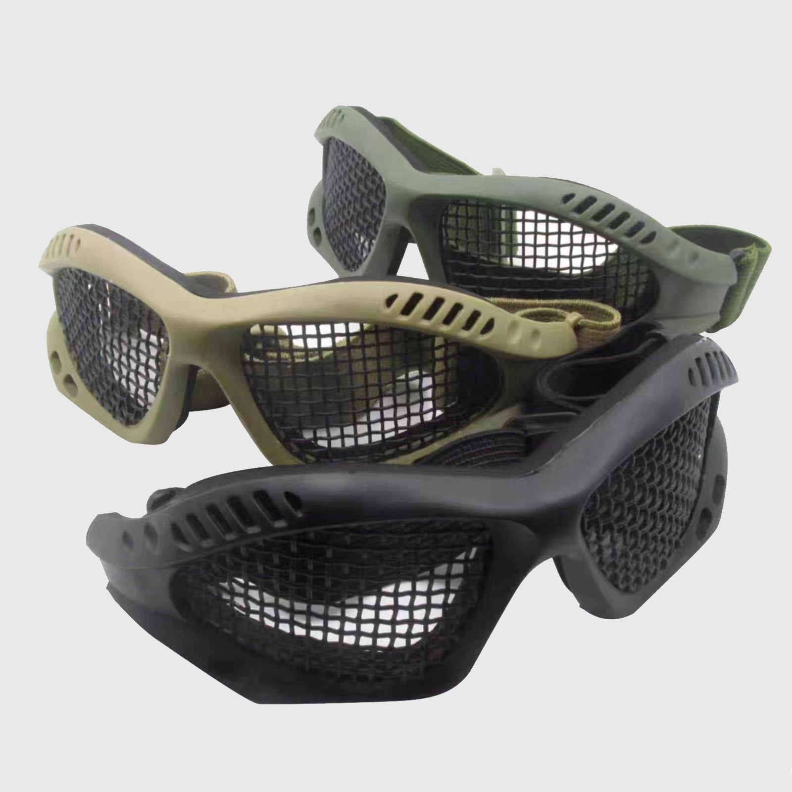 mesh goggles Metal Mesh Impact Resistant Tactical Goggles