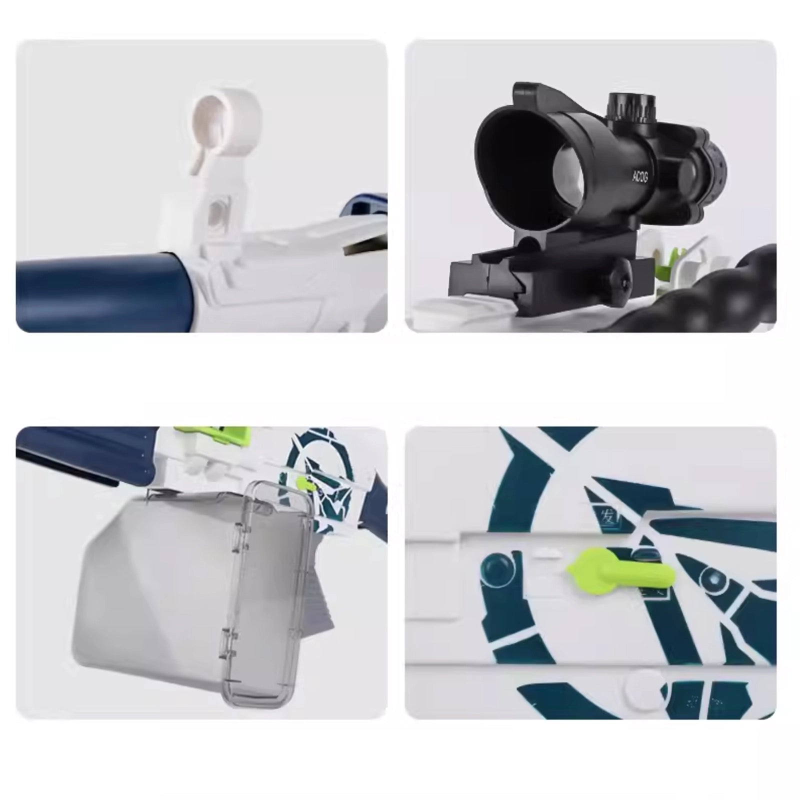 LMG Nerf Machine Gun M249 Standard With Scope