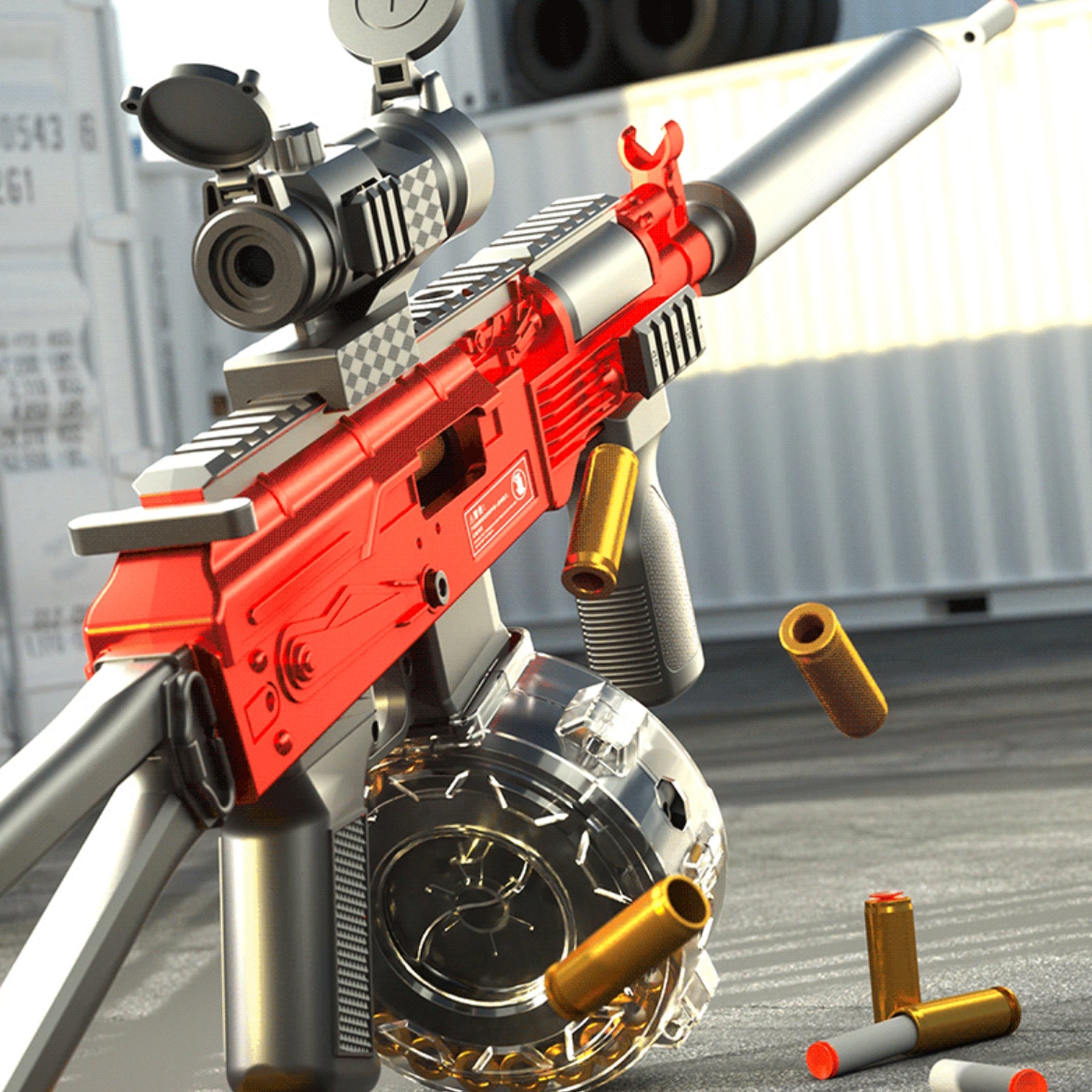 Electric Realistic Nerf Full Automatic Rifle Gun AK-74U