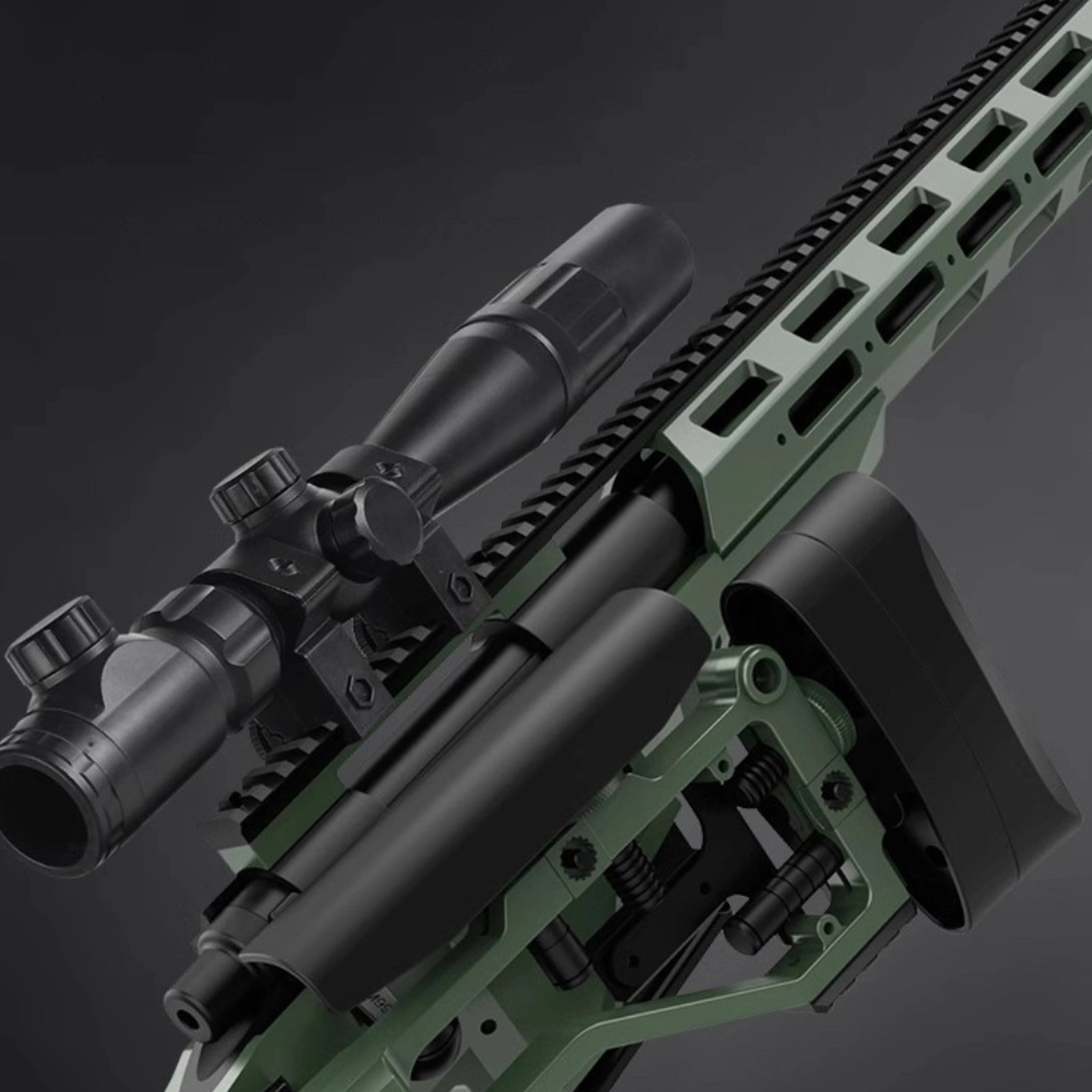 Sniper Rifle Shell Ejecting Blaster Toys With Scope - M40