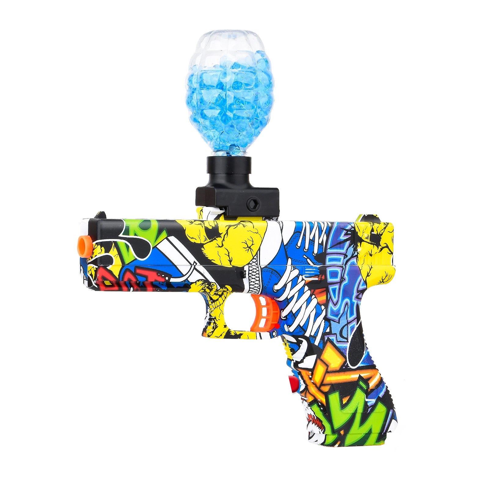 Semi Auto Gel Blaster Gun Glock With Flashlight