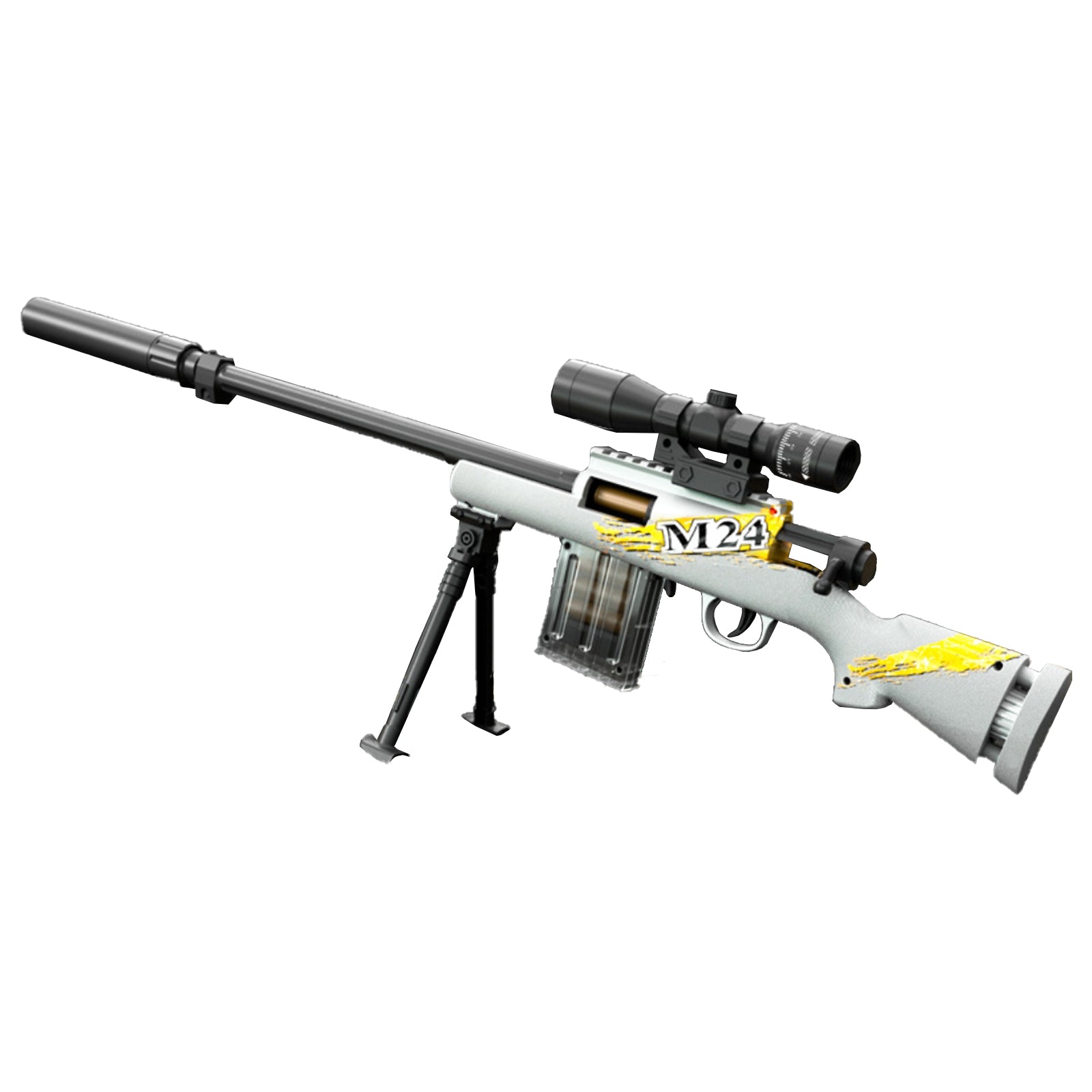 Shell Ejecting Sniper Sniper Rifle Shell Ejecting Blaster Toys With Scope - M40