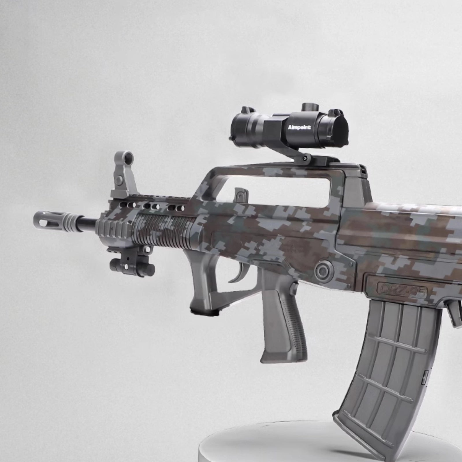 Shadow Foam Rifle Realistic Camouflage Pattern Foam Darts Automatic Rifle With Scope - Q