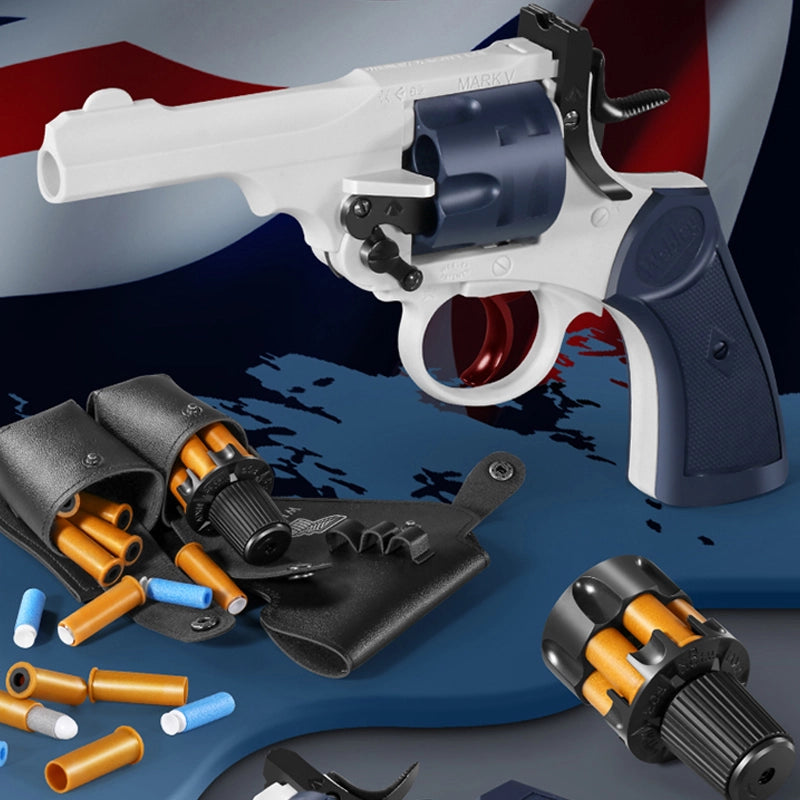 John Wick 4 Revolver Nerf Single Shot Pistol Set-MK5