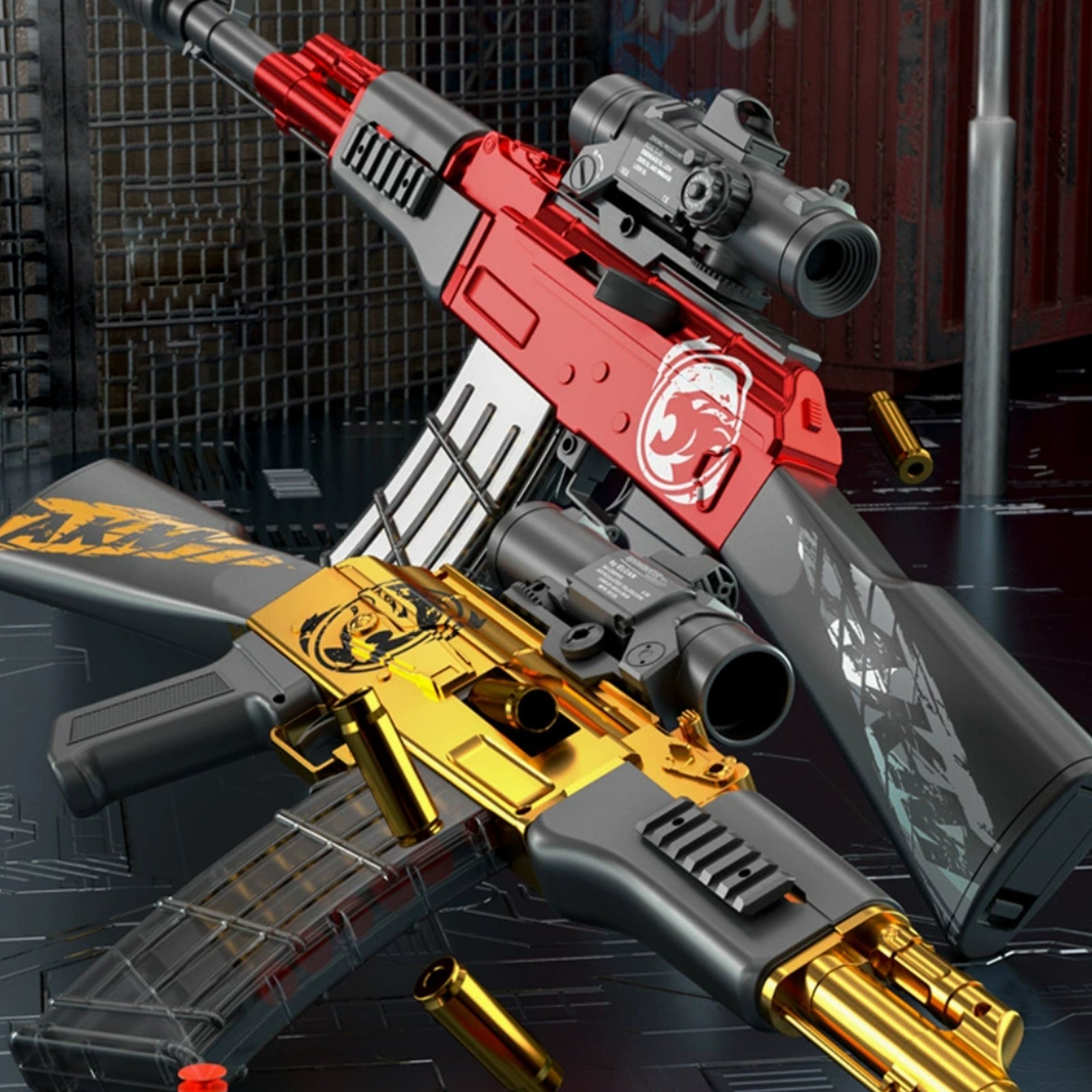 Manual Shell Ejecting Realistic Nerf Guns - AKM