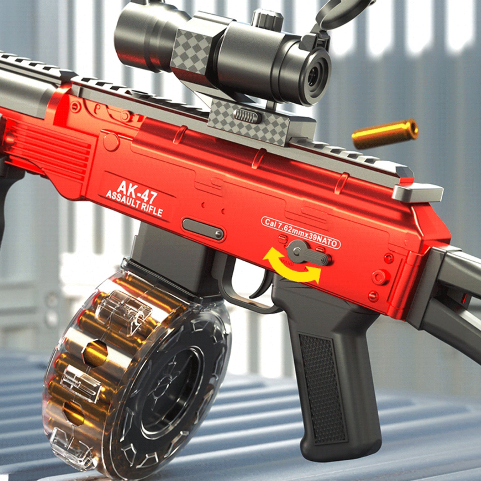 Electric Realistic Nerf Full Automatic Rifle Gun AK-74U