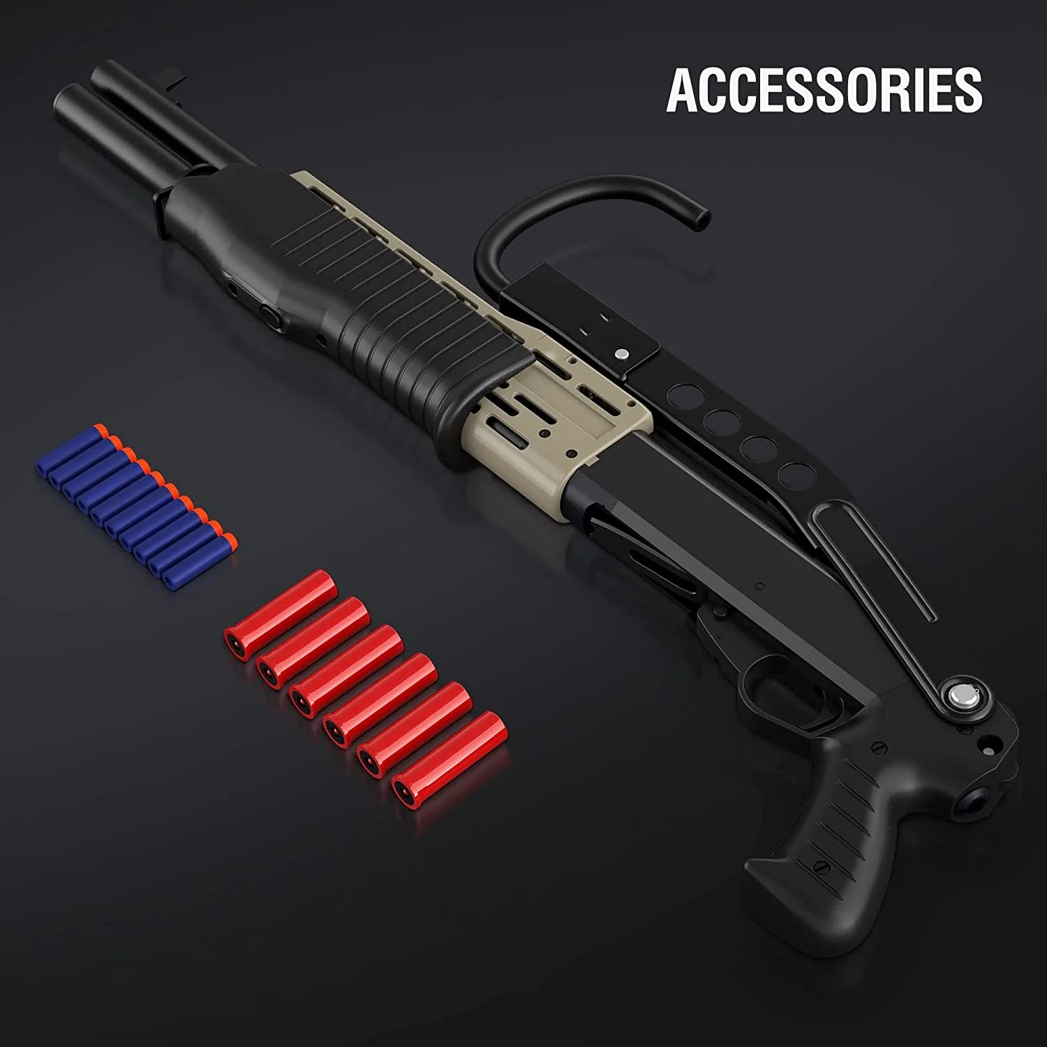 Single Shot Pump Foam Bullet Toy Shotgun SPAS-12