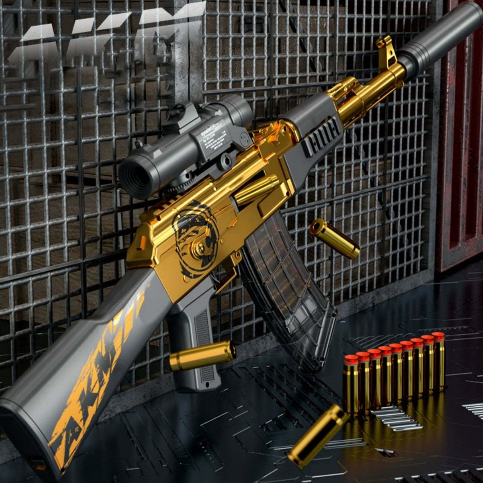 Manual Shell Ejecting Realistic Nerf Guns - AKM