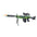 M249 Green Orbeez Machine Gun With Tripod