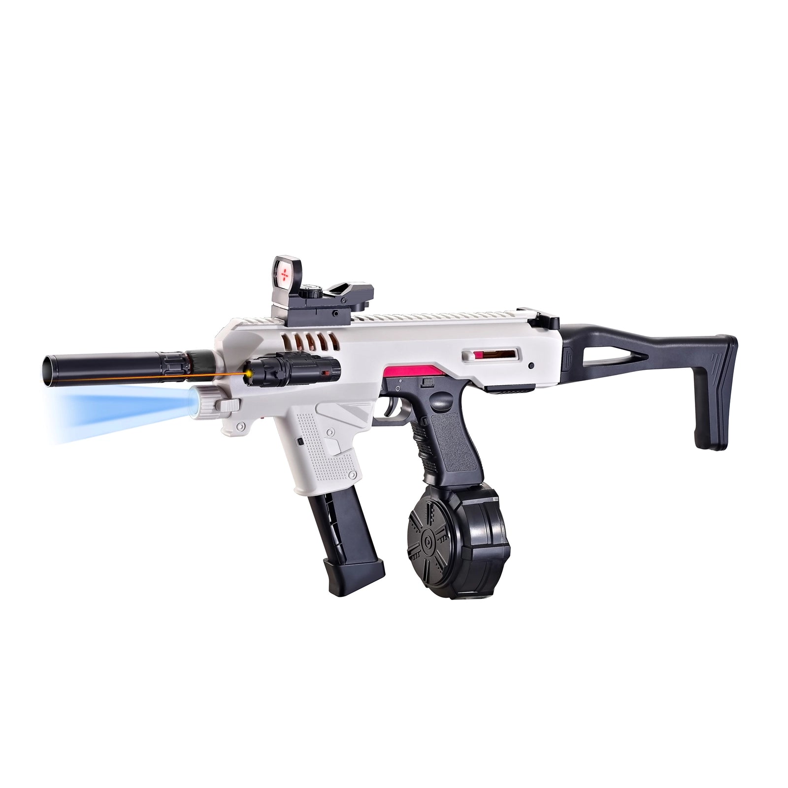 Semi Auto Gel Blaster Gun Glock With Flashlight