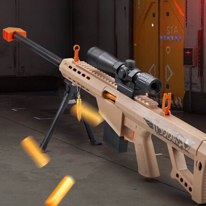 Sand Barrett M107 - Powerful Nerf Foam Dart Sniper Rifle Gun