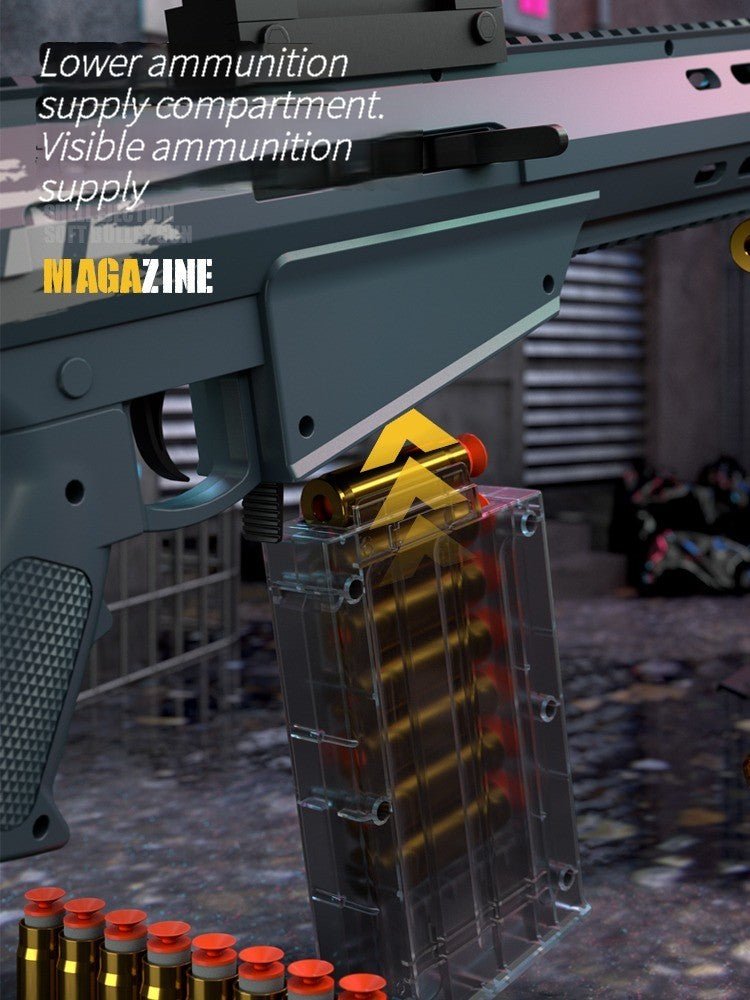 Barrett M107 - Powerful Nerf Foam Dart Sniper Rifle Gun