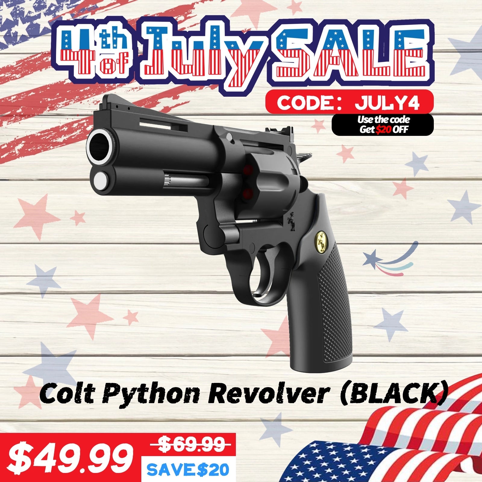 Python Revolver Nerf Products